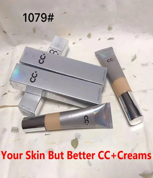 Märke medelstora ljus BB CC Creams 1079 Silver UVA UVB 50 BASE Makeup Cover Extreme Covering CC Liquid Foundation Primer Högsta 9967284