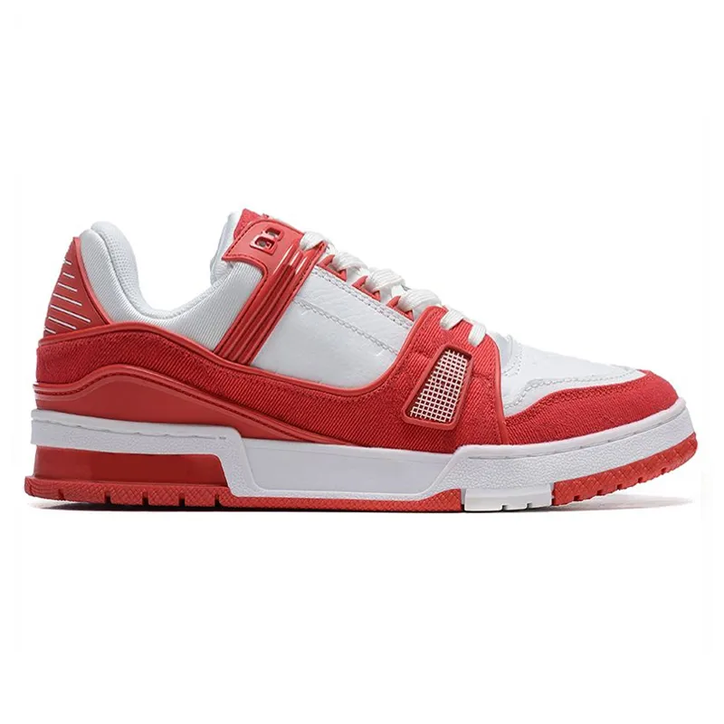 Wholesale Virgil Abloh Designer Casual Trainer Shoes With Box Calfskin Leather Denim Letter Overlays Platform Sneakers For Men And Women In Black White Green Red And Blue At Only 21.78 DHgate.Com