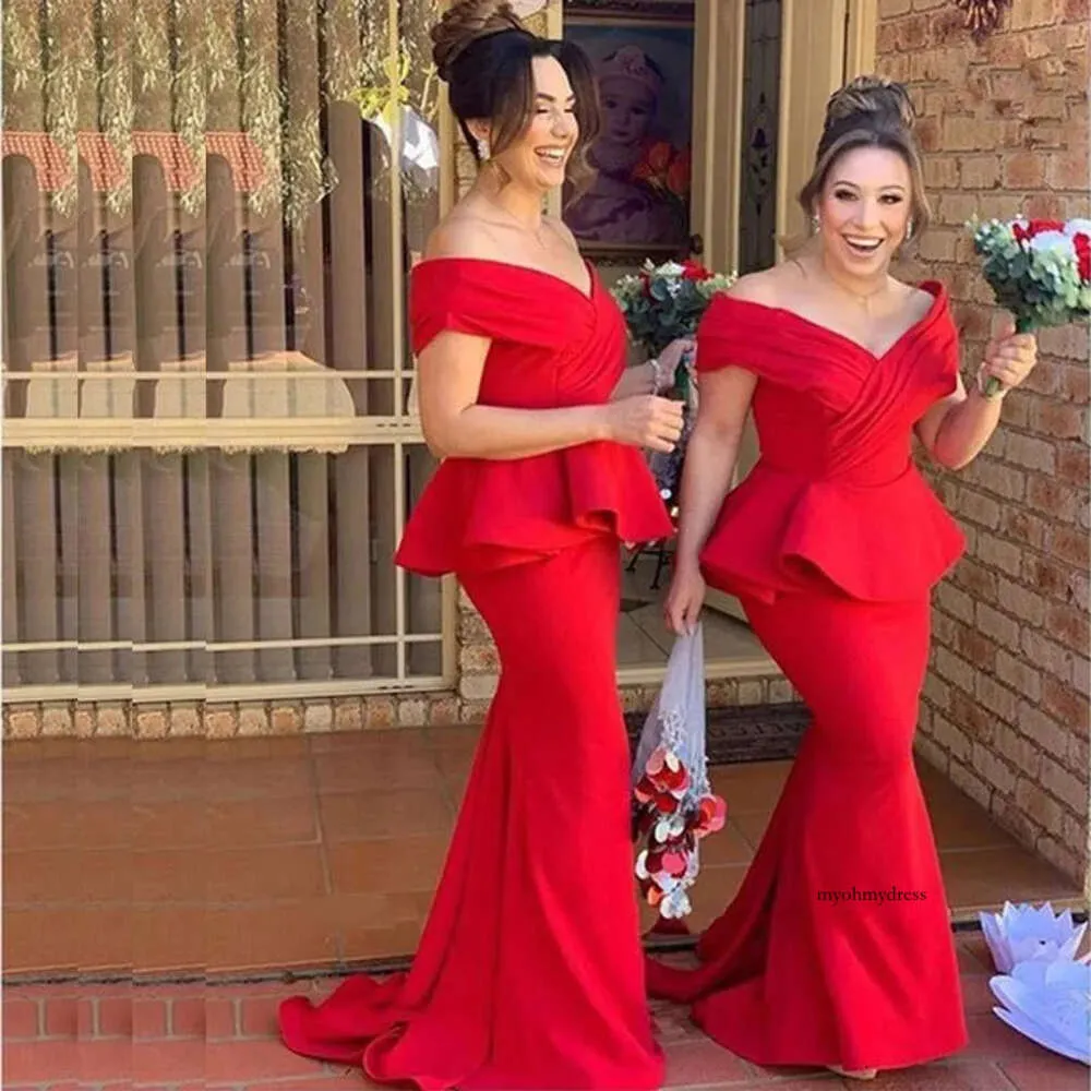 Peplum bridesmaid dresses best sale