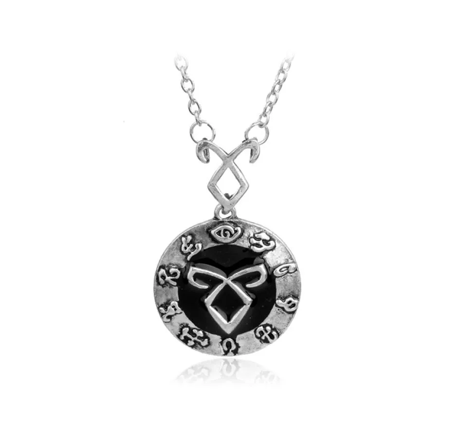 Collana di rune di energia angelica ispirata alla collana mortale Collana Fashion Jewelry4708697