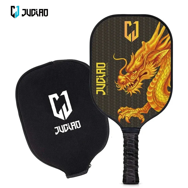 Pickleball Paddle 16 mm USAPA Conforme professionnel adapté à la pratique Premium Carbon Fibre Comfort Grip Pickleball Paddle 240506