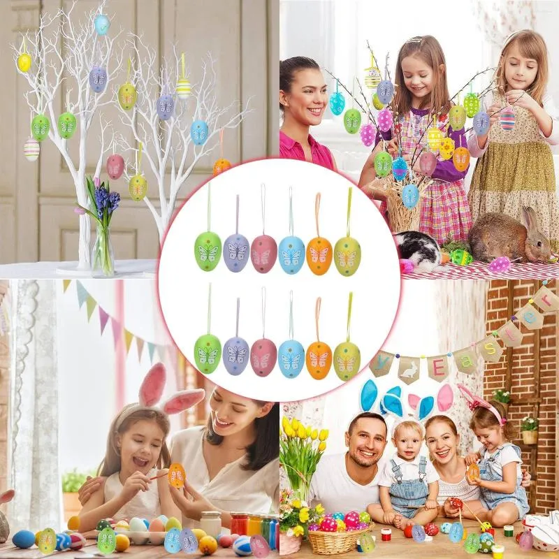 Декоративные фигурки бабочка точка узор пасхального яйца детское сады с пеной с лепью Happy Decor