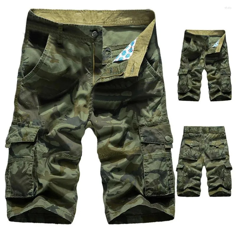 Shorts maschile 2024 Summer Men Fashion Plaid Beach Mens Short Short Pants Cash Bermuda Cargo non cintura