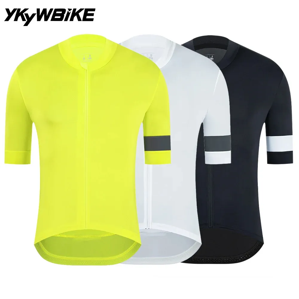 Ykywbike Bicycle Jersey Team Team Summer Summer Summer Mens Downhill Bicycle Clothing Ropea Ciclismo Maillot Shird Highway Bicycle Shirt 240425