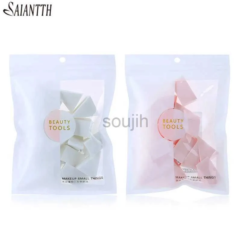 Outils de maquillage Saiantth 15 pièces / sac Triangle humide Sponge Makeup Puff Exquis BB Isolation liquide Puffe Cosmetic Sponge Beauty Egg D240510