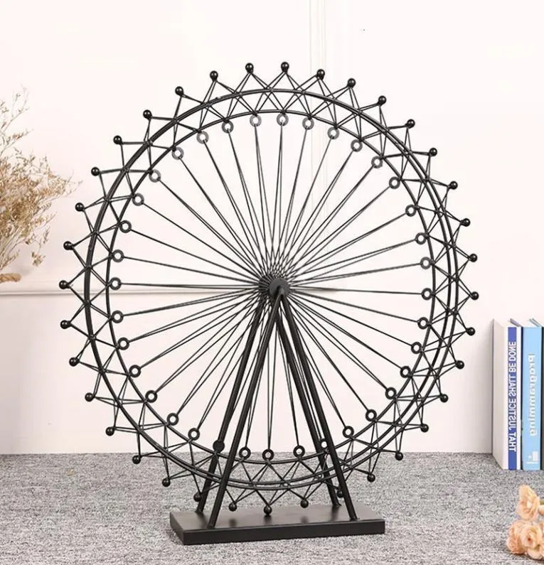 Salle nordique vivante Ferris Wheel Iron TV Cabinet Home Decoration Creative Wedding Gift1778435