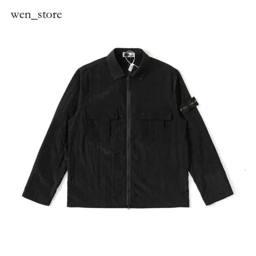 Stone Jacket Compass Jacket Stones Designer Jacket Island Badge Compass Jacket Shirts Water Resistant Stones Metal Coat Nylon Fishing Mountaineering Wear 24SS 220