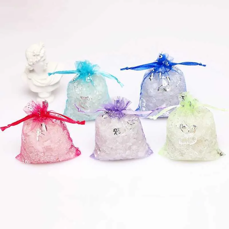 3pcs wrap regalo 50pcs 7x9cm 9x12cm 13x18cm Bag di organza sacca per matrimoni Candy Fashion Fashion Design Special Design Regali di promozione PACCHETTA