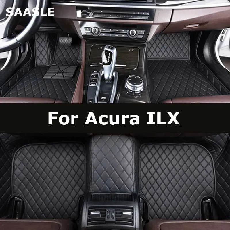Tapis de sol Carpets saasle Mattes de sol de voiture personnalisées pour Acura ILX 2012-2023 ans Carpets Auto Foot Coche Accessoire T240509