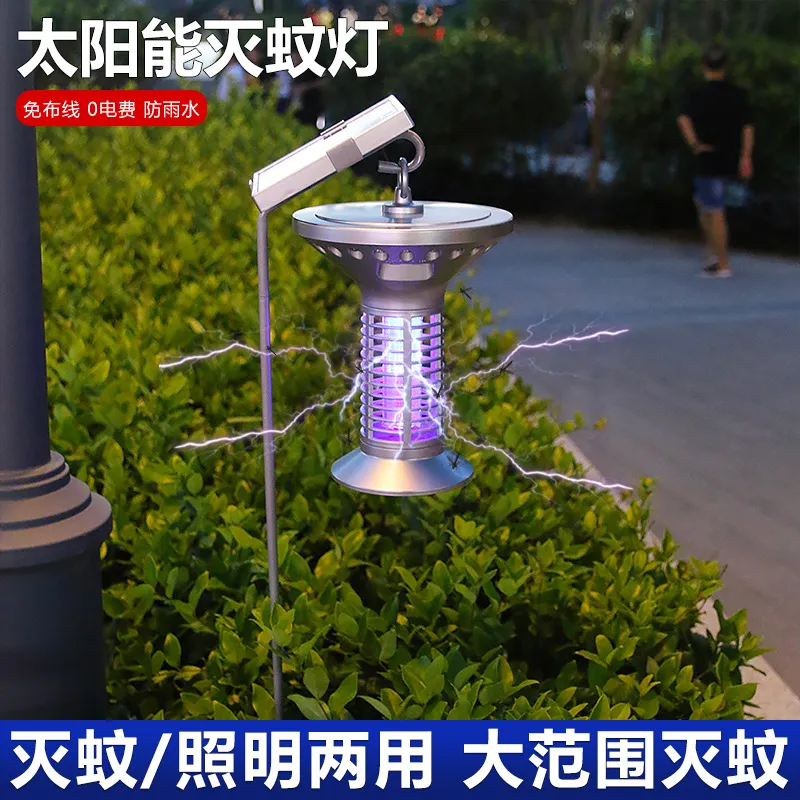 Solar Mosquito Lamp Haushalt Outdoor Fantastische Ausrottung Gerät kommerzielle Mücken wasserdichte Mückenlampe