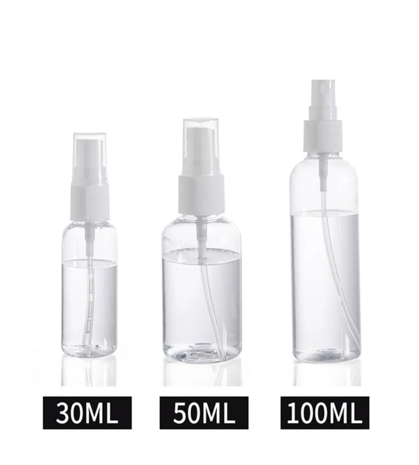 3 oz 2oz 1 oz seyahat plastik sprey şişesi boş kozmetik parfüm kap sis nozul şişeleri ile atomizer parfüm örnek fials2040998