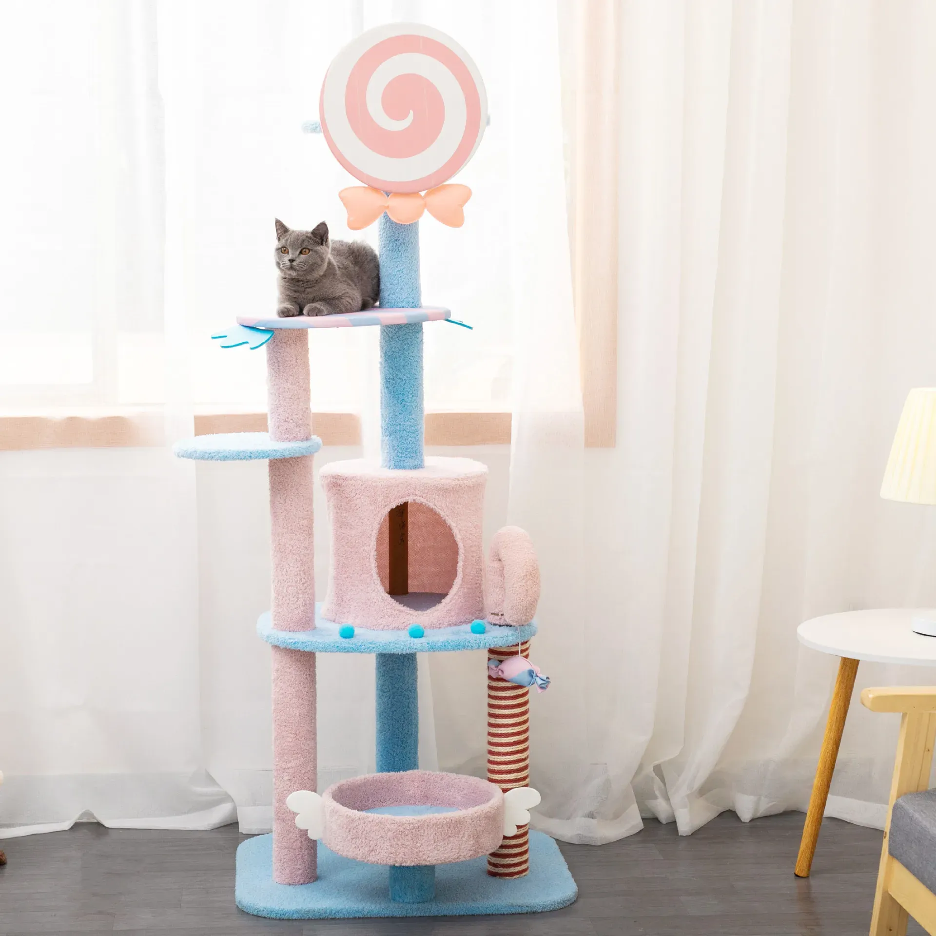 Scratchers luksus pet cat tree house meble multilayer kota Tree Tower Toy Sisal Scrating Post na kota