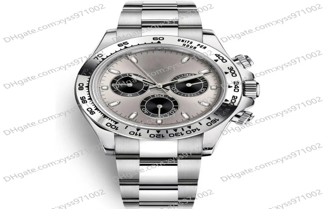 Luxury Men039s Watch M1165090072 WRIST WORD 40mm Silver Grey Not Chronograph Asia 2813 Automatic Mechanical Mens Watchs 16909444