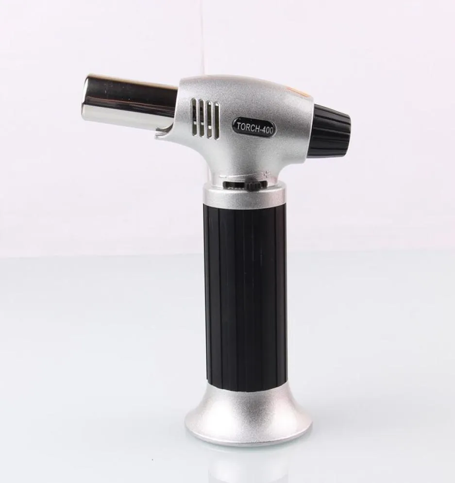 Butane Scorch Torch Flame Lighters Chef Cooking Rechargeable Ajuster Flame Kitchen Immat Ignition Spray Gun Gun Nicnic Tool HH711476656772