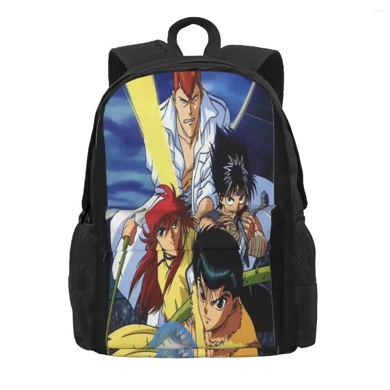 Yu Hakusho Recycled Waterproof Naruto Backpack For Men And Women