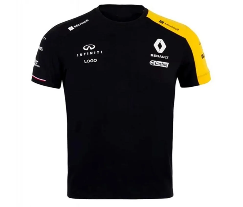 Jedna oficjalna strona internetowa sprzedająca koszulę Renault Team Mundur Summer Quickdrying oddychający top z krótkim rękawem7781634