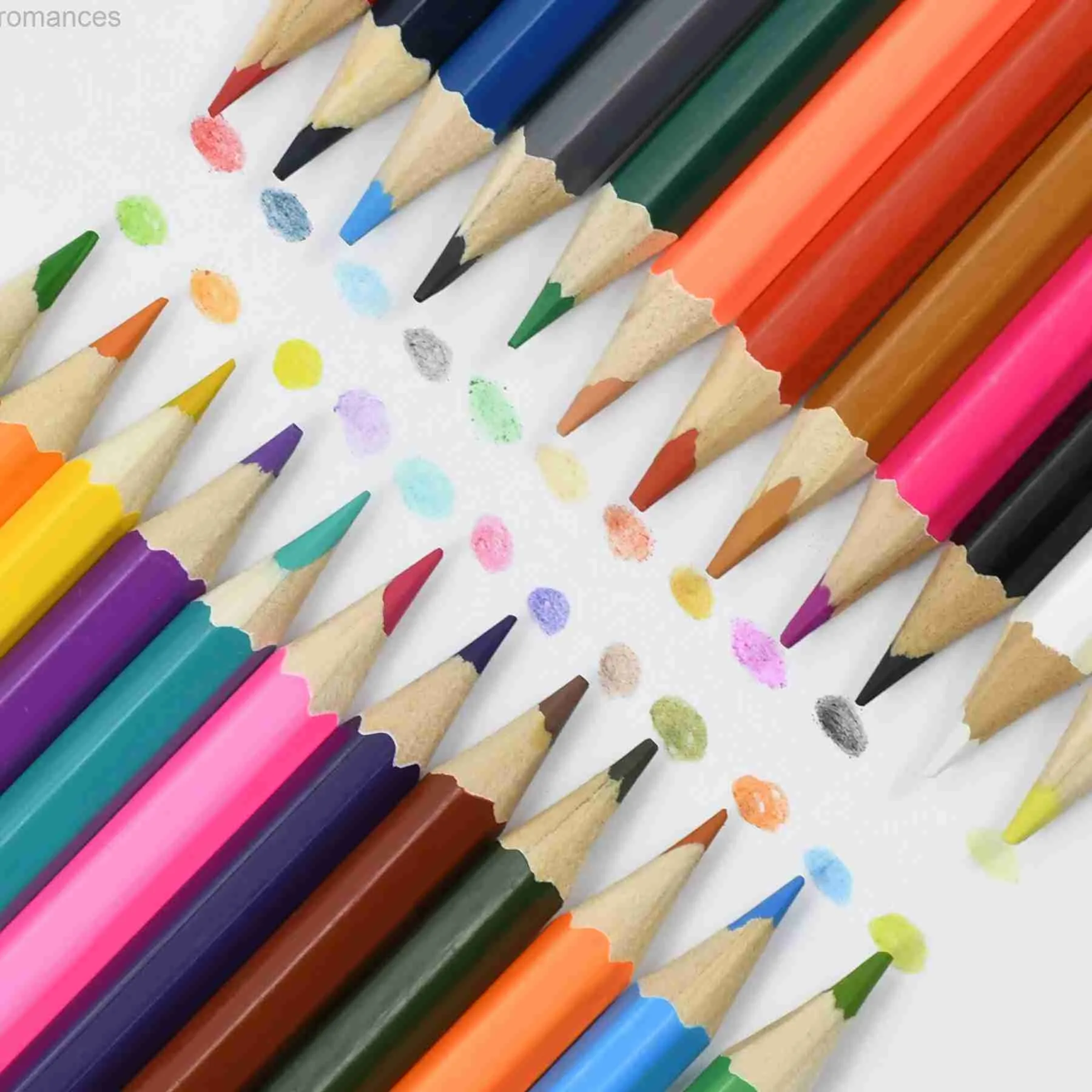 Pennor 24 stycken/set weibo 95303 hinkförpackning målad penna set barns kreativa penna present D240510