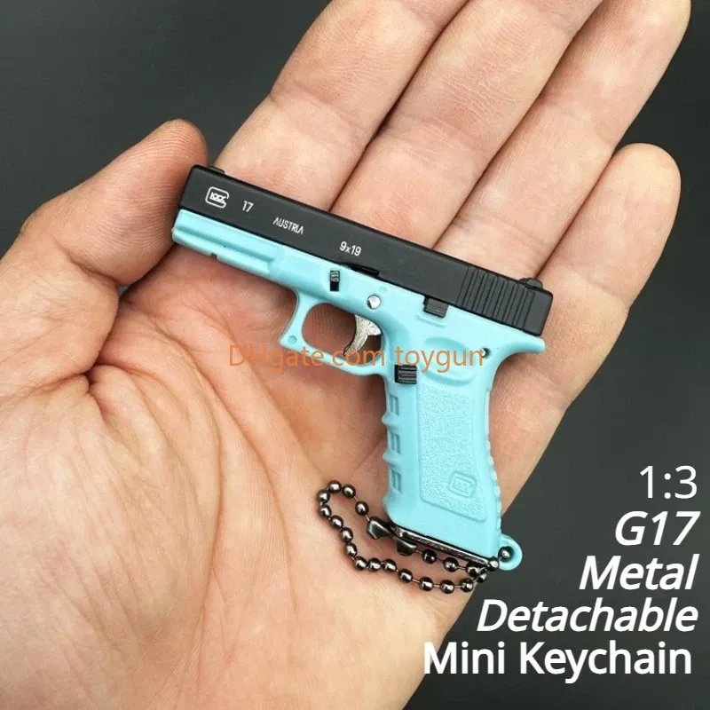 1: 3 Mini G17 Metal Toy Gun Model Model сплай