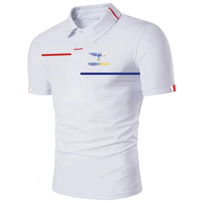 HDDHDHH Brand imprimé des vêtements de golf d'été Men de golf Polo à manches courtes pour chemisier de couleur unie décontractée 240510