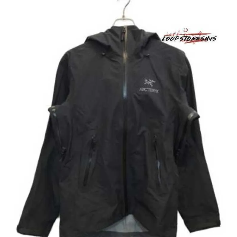 Brand Designer Embroidered Spring Jackets Arc Men's Mountainparka Jacket Lt Black ZN7Y