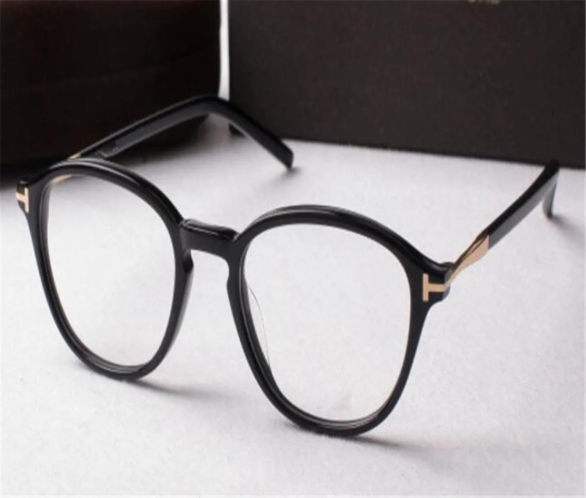 Moda Dower Me Myopia Eyeglass Unisex Round Frame Full Blim Acetato Black Optical para ler óculos de olho de óculos AL53978972534