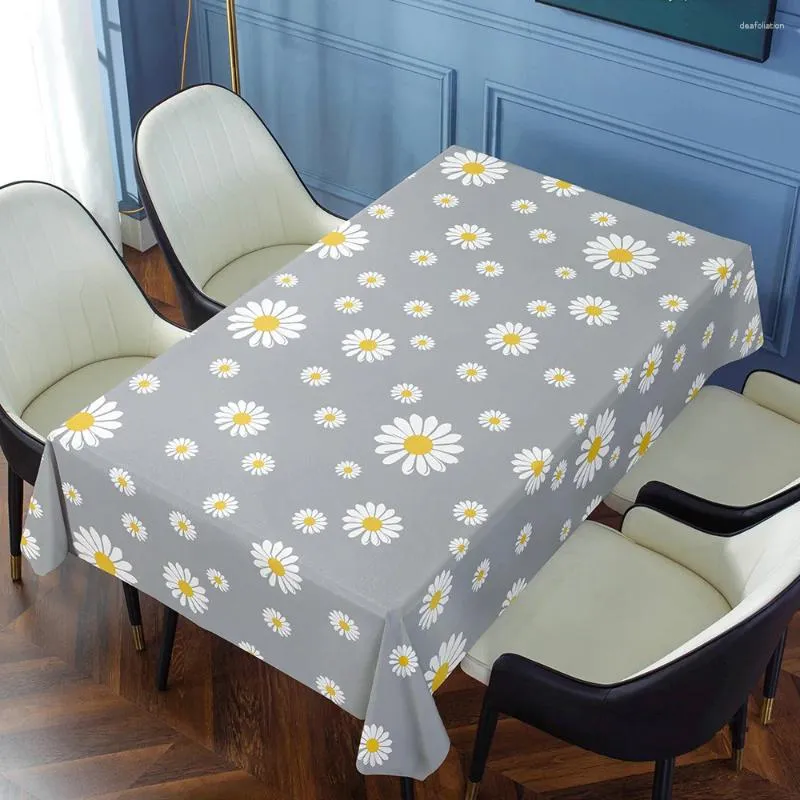 Table Cloth C40High-end PVC Waterproof And Oil-proof Ins Style Rectangular Coffee Tablecloth Home Wholesale