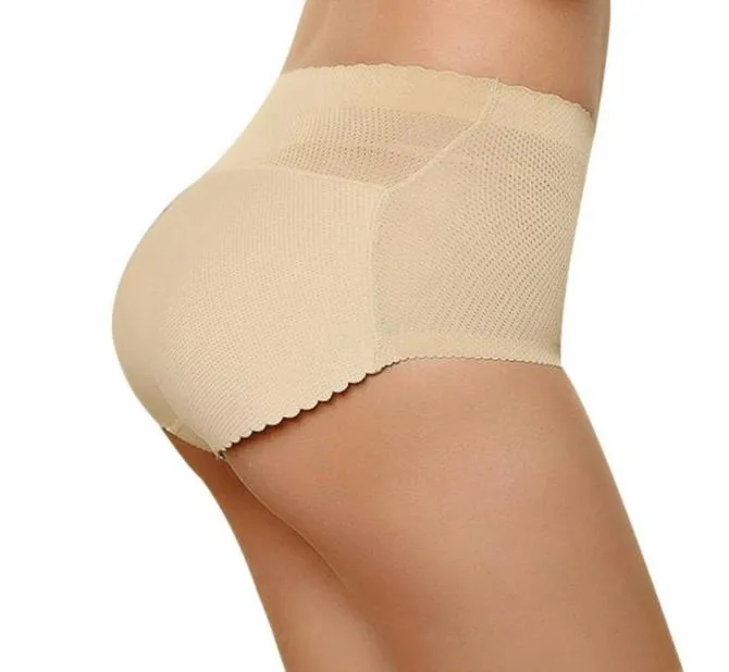 Gym Clothing Women Sponge Padded Abundant Buttocks Pants Lady Push Up Middle Waist Panties Briefs Underwear8300656