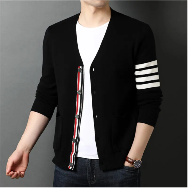 Top Grade New Autum Winter Brand Fashion Men Knit