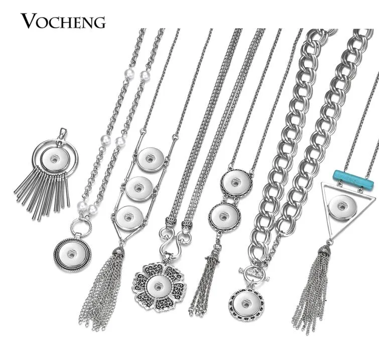 Vocheng Noosa Ginger Snap Charms Collier For 18 mm Snap Button Bijoux interchangeable NN6372234745