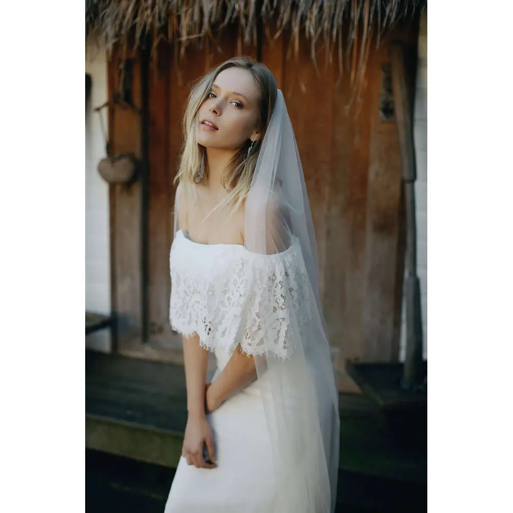 Boho 2019 Bohemian Lace Bridal Dresses Chiffon Beach Wedding Gowns Vestido de noivaプラスサイズカスタマイズ0510