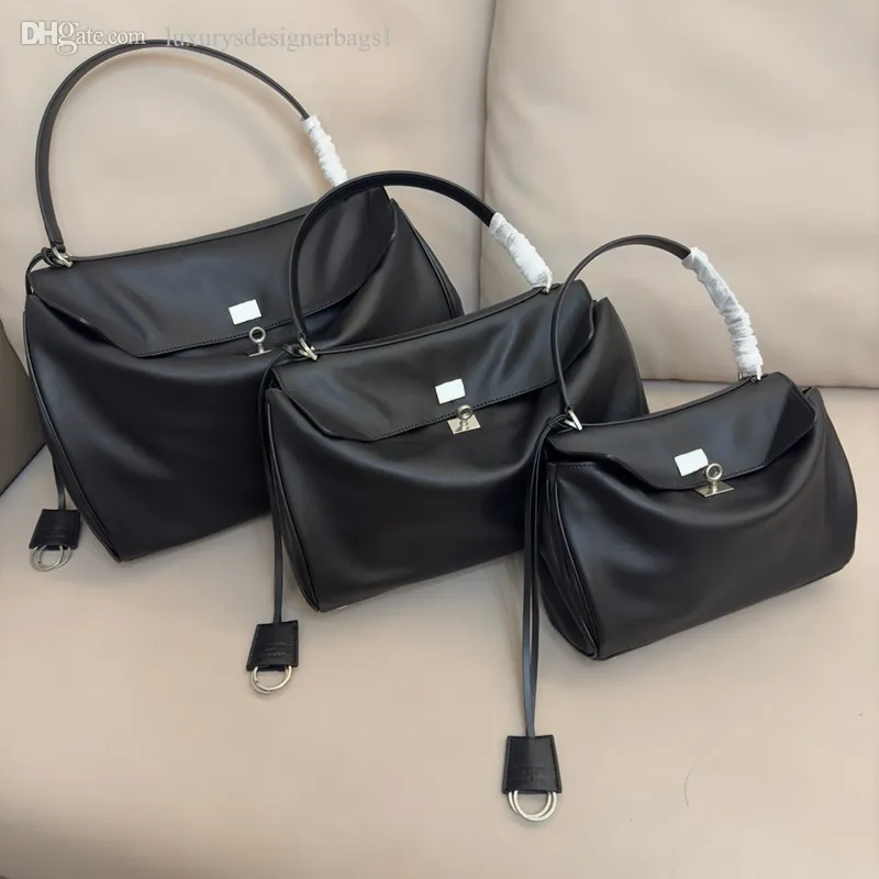 Nouveau rodéo Black Backle Handle Bag de créateur de sacs à corps croi