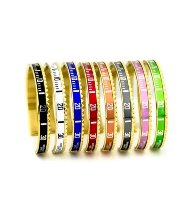 Спидометром моды из нержавеющей стали Bracaletes Pulseras Vintage Gold Love Braclet для браслета для мужчин манжета 9476661