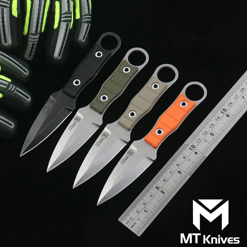 MT prodotto Kizlyar Mini coltello da campeggio coltellino dritto coltelli tattici per esterni per sopravvivenza