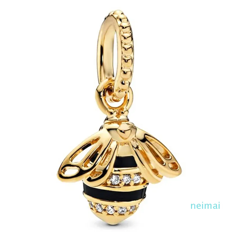 Bijoux Per perlé Gold plaqué amour cloche pendentif Bracelet Collier Accessoires Boutique Designer Bijoux Composants en gros