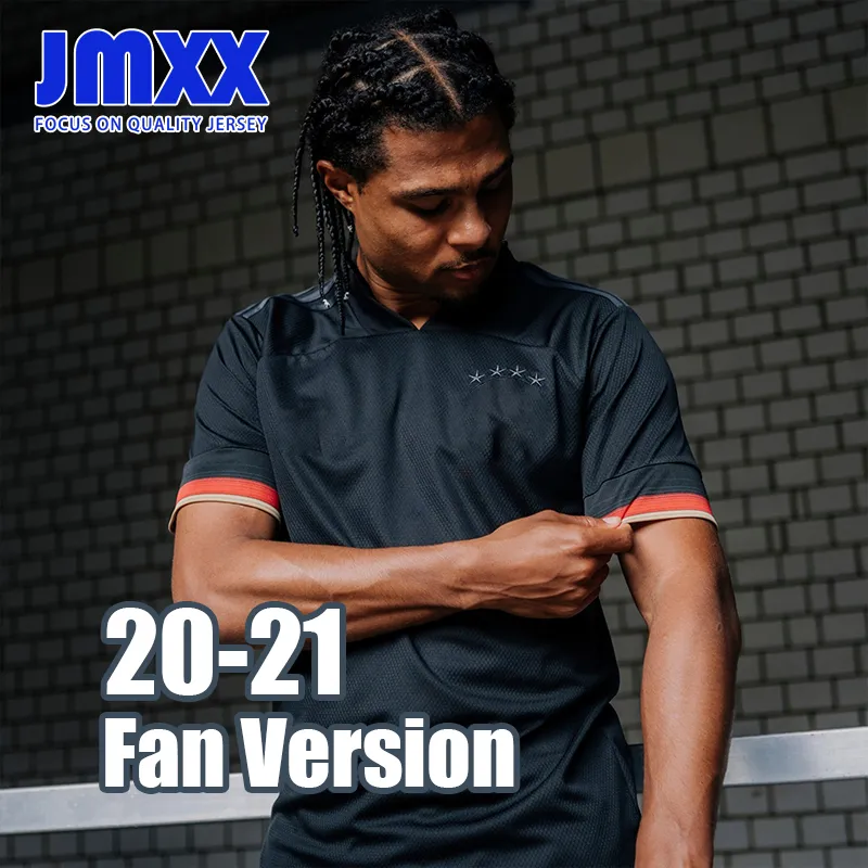 JMXX 20 21ドイツレトロサッカージャージホームアウェイメンズユニフォームジャージーマンフットボールシャツファンバージョン