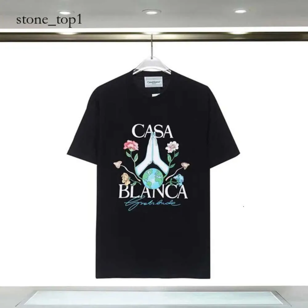 Casa Blanca Shirts Mens Designer T-shirt Sweatshirt Femmes Thirts de luxe pour la chemise Casablanc Casablanc Modèle d'été Classic Brepwable Trempt pour l'homme 24SS 621