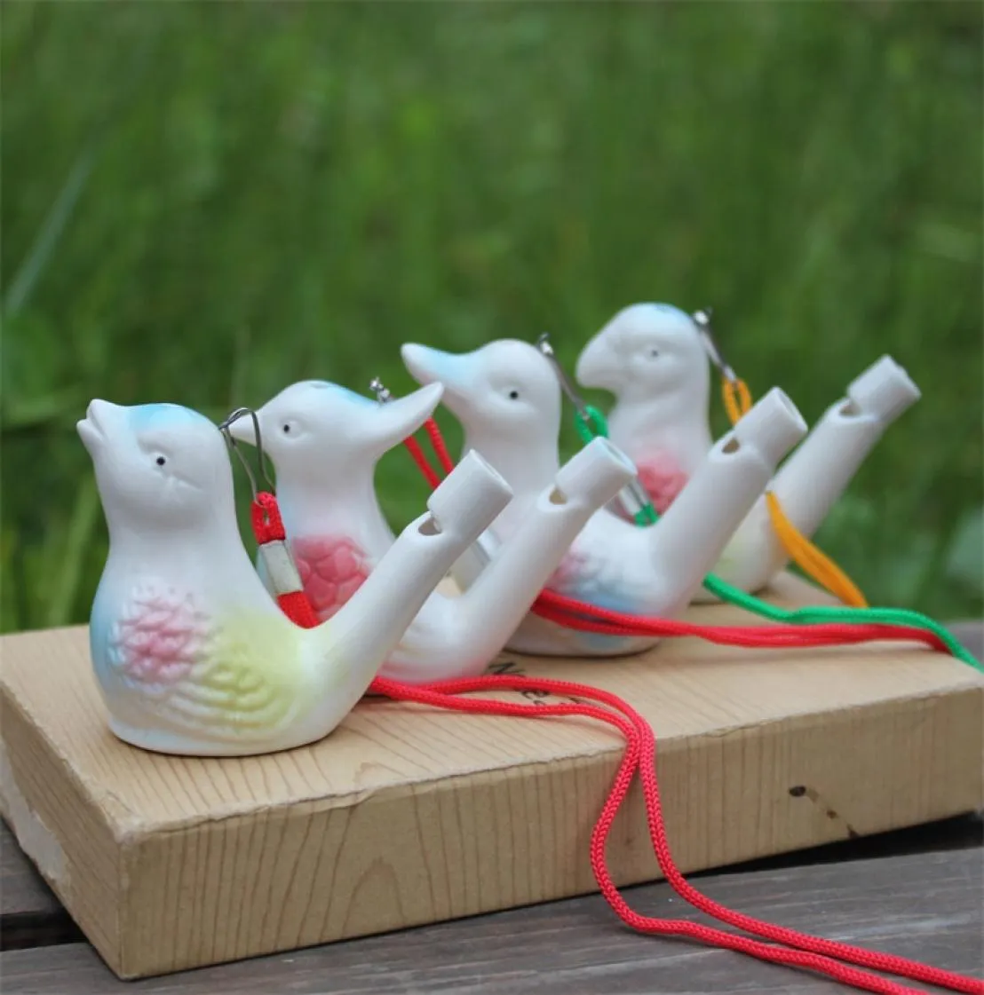 Creative Water Bird Whistle Clay Birds Ceramic Glazed Song Chirps Bathtime Kids Toys Cadeau Kerstfeest Gunst 2181 V29496549