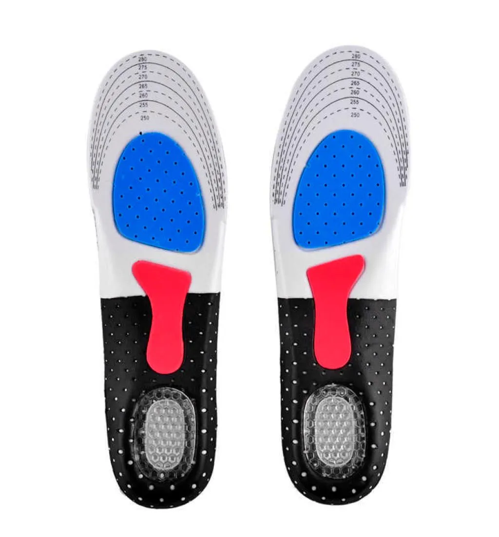 Unisex Ortic Arch Support Shoe Pad Sport Running Gel Inserh Cushion para hombres Mujeres 3540 Tamaño 4046 Tamaño para elegir 061308629082