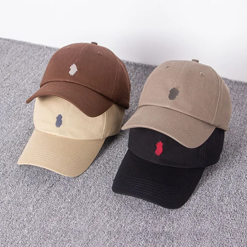 Yeni polo şapka unisex işlemeli yumuşak üst beyzbol şapkası çok yönlü midilli güneşlik ördek dil şapkaları erkekler için casquette kadın kapakları csd2405108