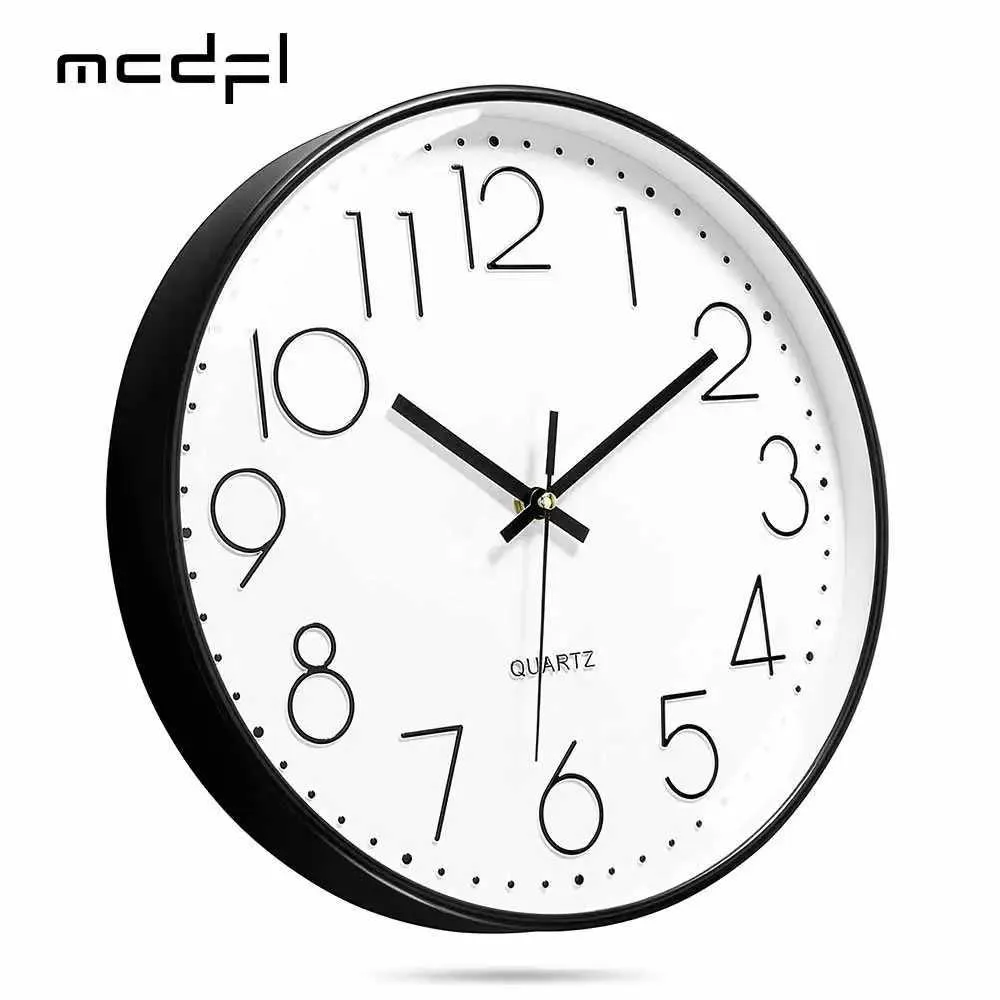 Corloges murales McDfl Modern Clock SILENT SOIX MINIMUM MONTRATE