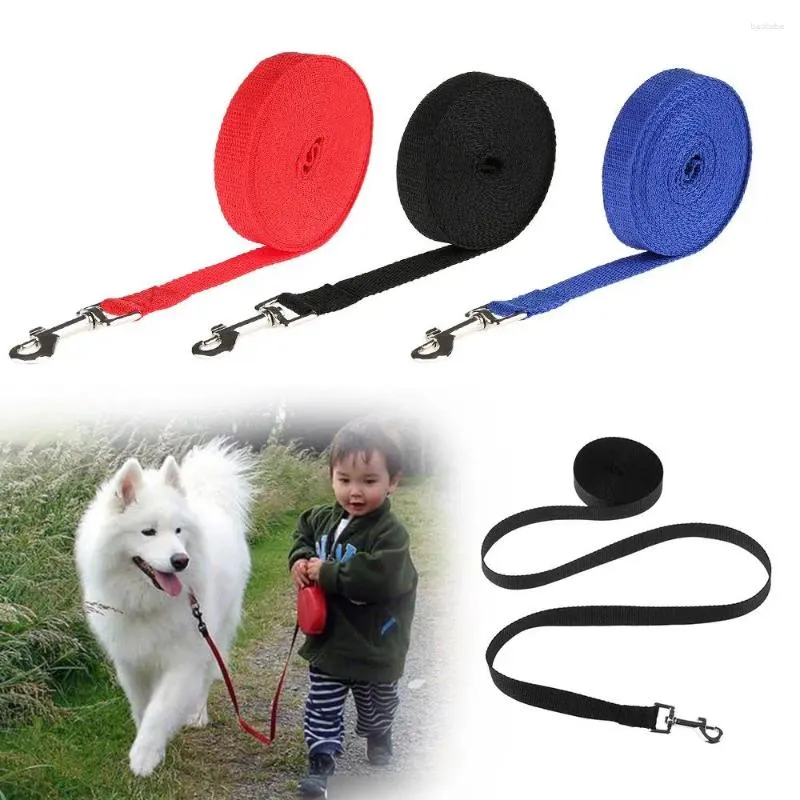 Hundehalsbänder 1,8 m 4,5 m 6 m 10 m Fashion Training Gurt Tierversorgungen Haustier Leine Nylon Seilkatze Blei Drahtgurt Wanderkabelbaum