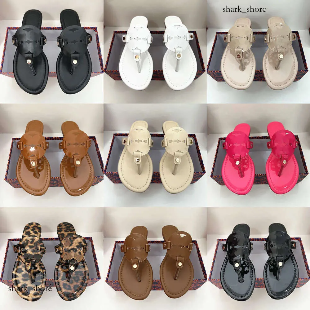 Tori sandaal tbc designer vrouw slippers tories slippers strandschoenen zwart bruin mat echt lederen zomermerk slippers sandalen maat 35-43 686