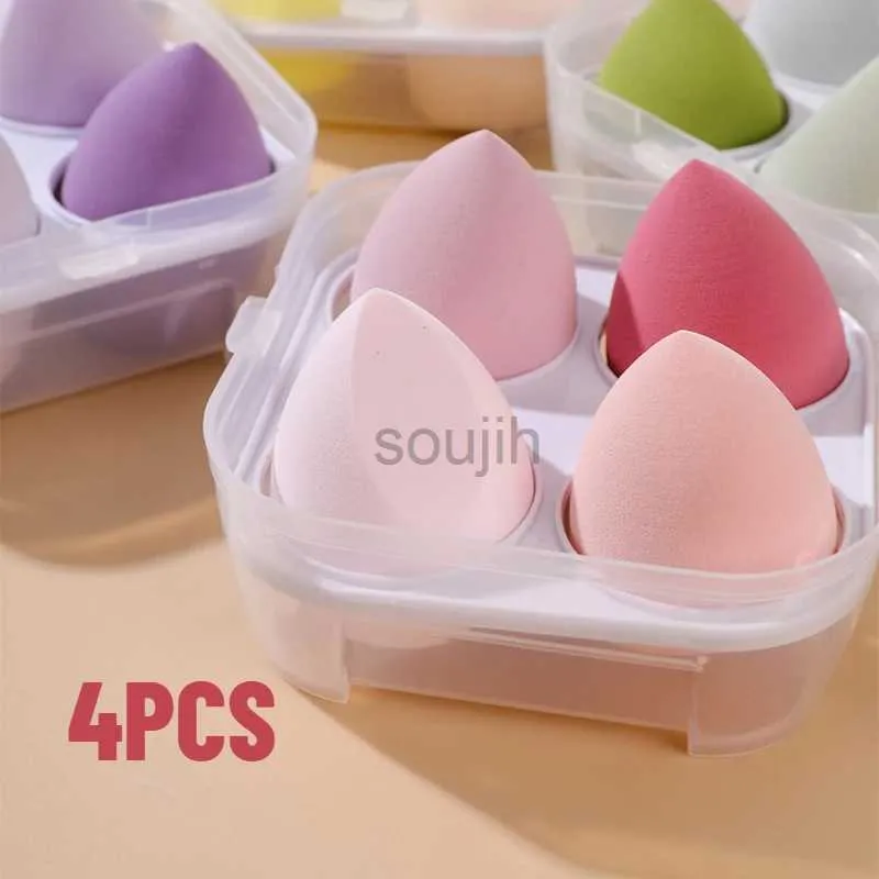 Outils de maquillage M4RV 4pc Beauty Egg Makeup Makeup Makeuvr Cosmetic Puff Makeup Sponge Pad Basic Powder Sponge Beauty Tools Femme Makeup Accessoires D240510