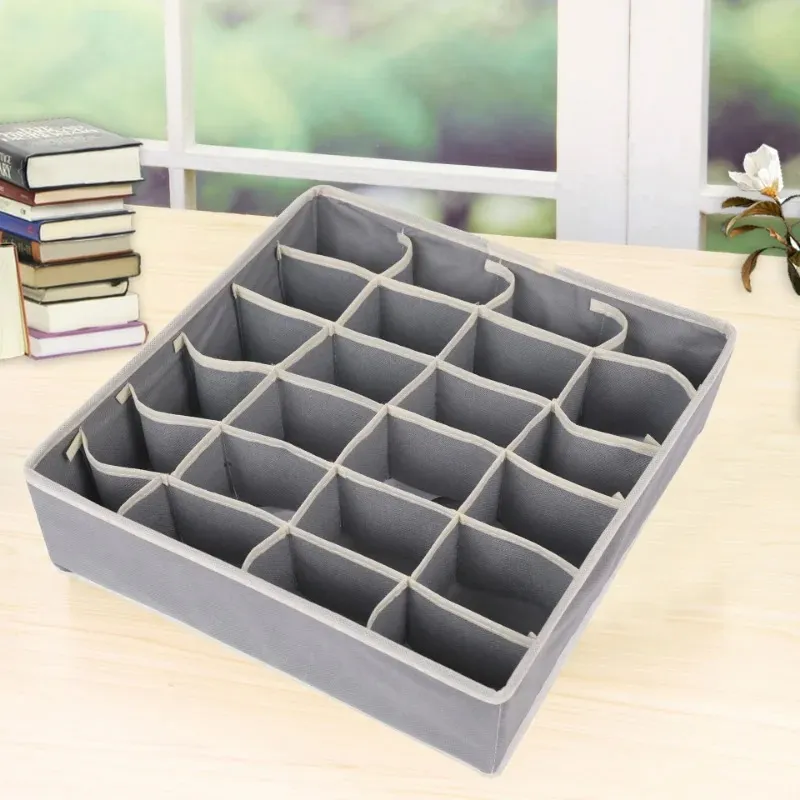 Neue Unterwäsche BH -Socken Aufbewahrungsbox Schrank Schubladen Organizer Socken Schal Unterwäsche Organizer Box Garderobe Kleidung Aufbewahrung Organisationstor für Socken Schublade