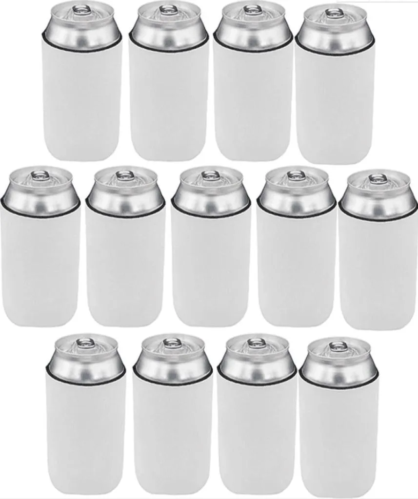 Néoprène vide blanc bière peut refroidir 12 oz pour la sublimation bière bouteille koozie peut manches de cuisine de cuisine 1630832