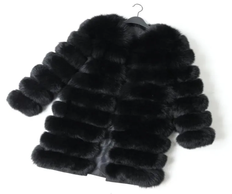 여자 039S 모피 패션 새로운 스타일 진짜 여우 코트 슬림 한 둥근 목 겨울 천연 재킷 코트 보트 가죽 T2001049346770