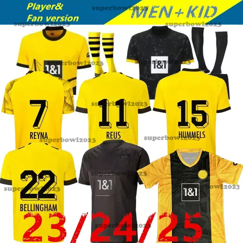 23/24/25 Borussia Dortmund Soccer Trikots Special Edition Home Away Stadium 50. Jubiläum Herren Uniformen Jersey Man Fußballhemden 2024 2025 Fans Spielerversion Version