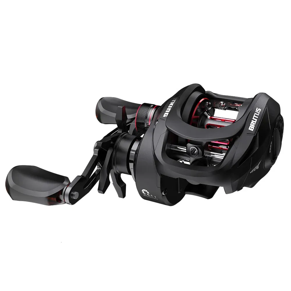Moulinet Baitcasting – Ratio 7.2:1, Frein 8kg, 5+1 Roulements, Neuf