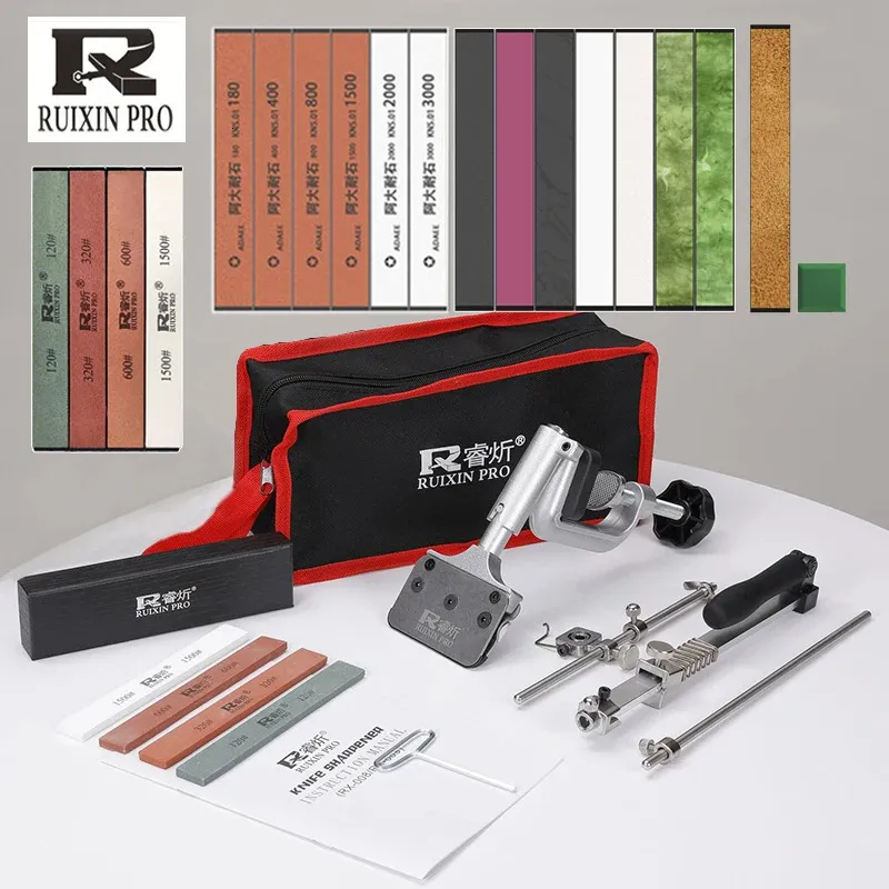 Ruixin Pro Rx008 fester Winkelschärfer Messer Messer Professionelle Diamantschärfen Steinbreite Stone Polierleder Paste 240424