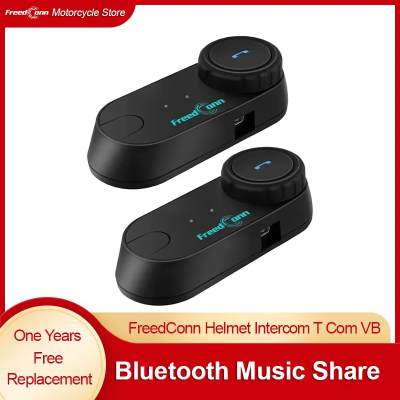 Bluetooth Motorcycle Helmet Intercom Headset fone de ouvido FM Compartilhe Grupo Comunicação 6 Riders FreedConn